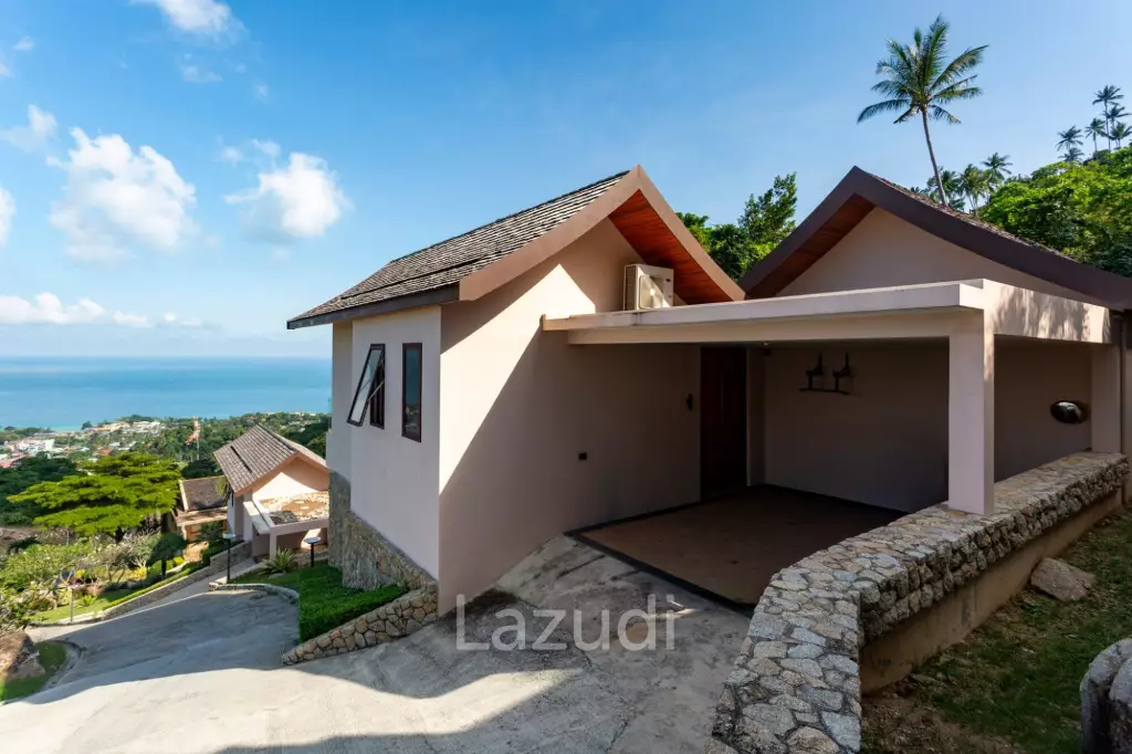 Elevated 3-Bedroom Sea View Villa in Chaweng with Private Pool