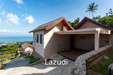 Elevated 3-Bedroom Sea View Villa in Chaweng with Private Pool