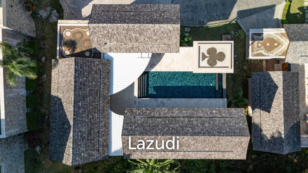 Elevated 3-Bedroom Sea View Villa in Chaweng with Private Pool