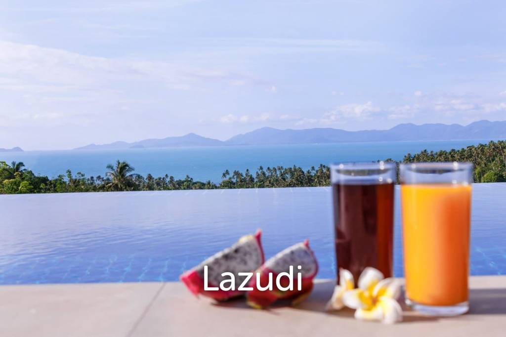 4-Bedroom Modern Pool Villa with Sea View in Ban Tai