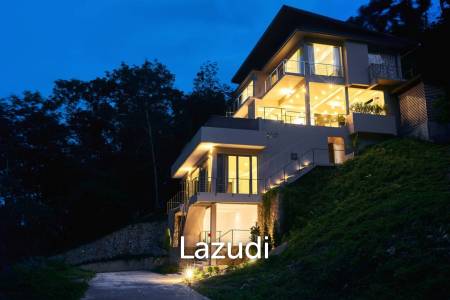 4-Bedroom Modern Pool Villa with Sea View in Ban Tai