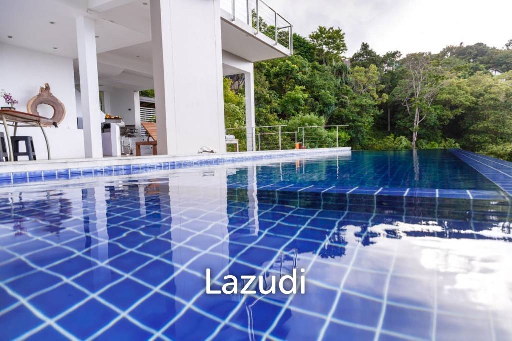 4-Bedroom Modern Pool Villa with Sea View in Ban Tai