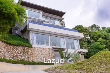 4-Bedroom Modern Pool Villa with Sea View in Ban Tai