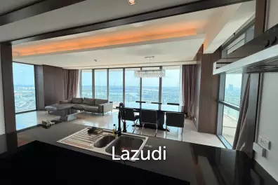 225 sqm river view 3 bed condo The Pano Yannawa floor 24