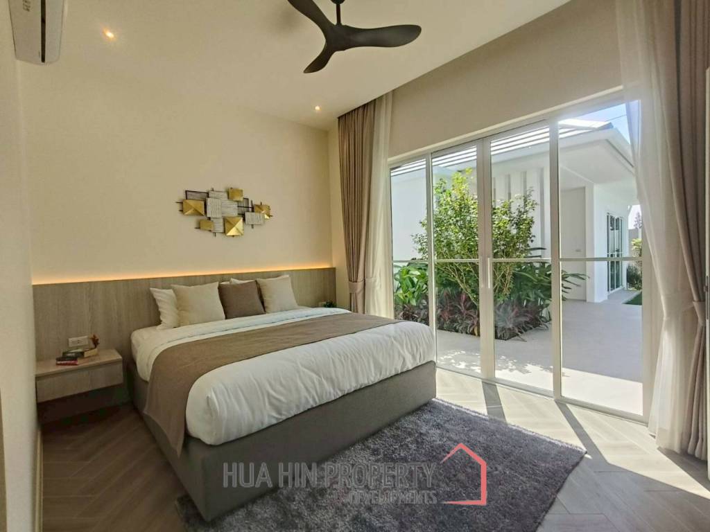 New Custom Model pool villa with solar in Thap Tai Hua Hin