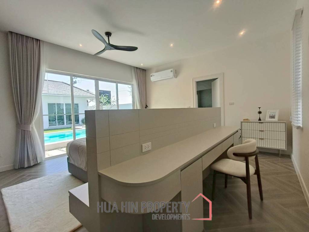 New Custom Model pool villa with solar in Thap Tai Hua Hin