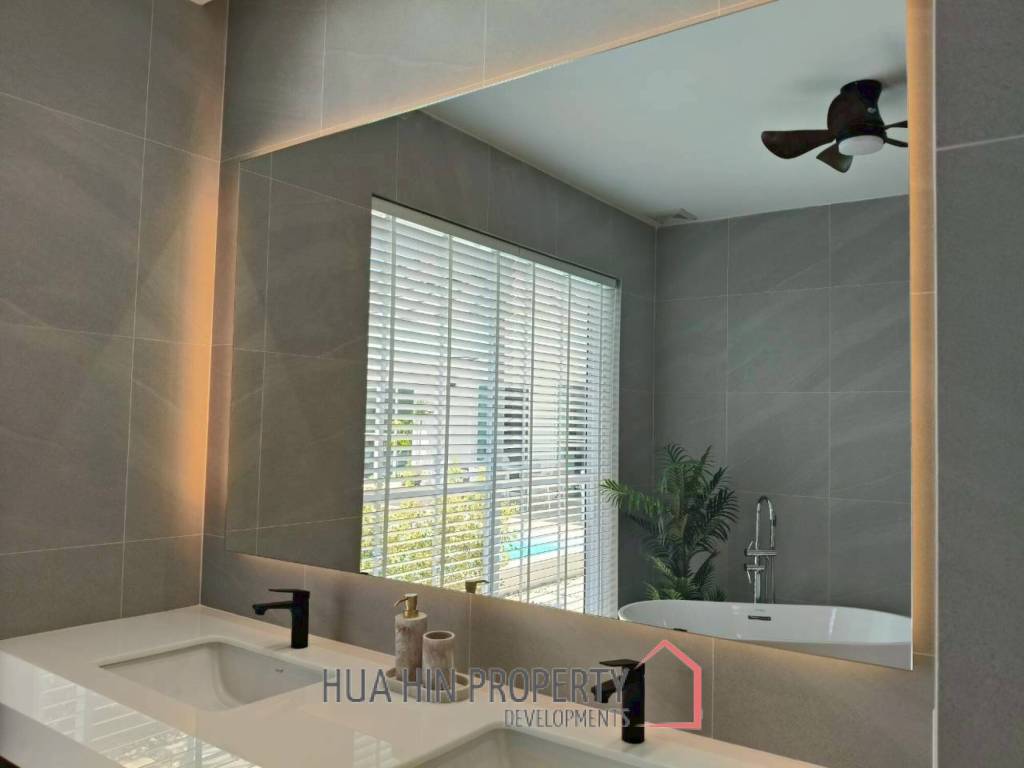 New Custom Model pool villa with solar in Thap Tai Hua Hin