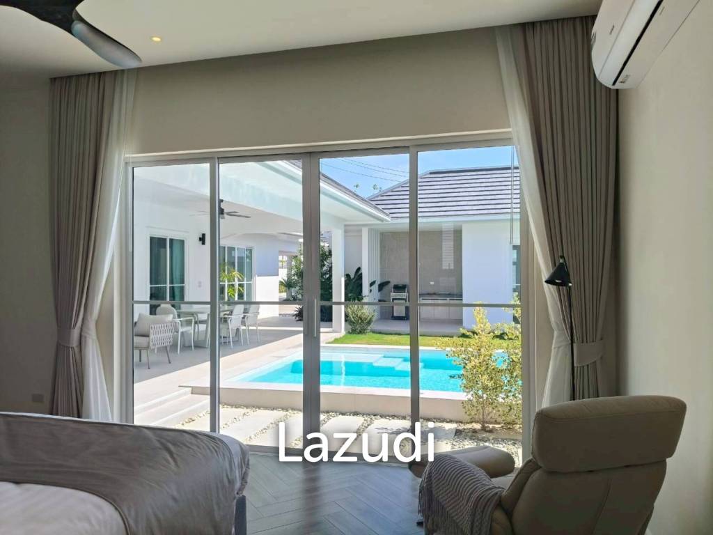 New Custom Model pool villa with solar in Thap Tai Hua Hin