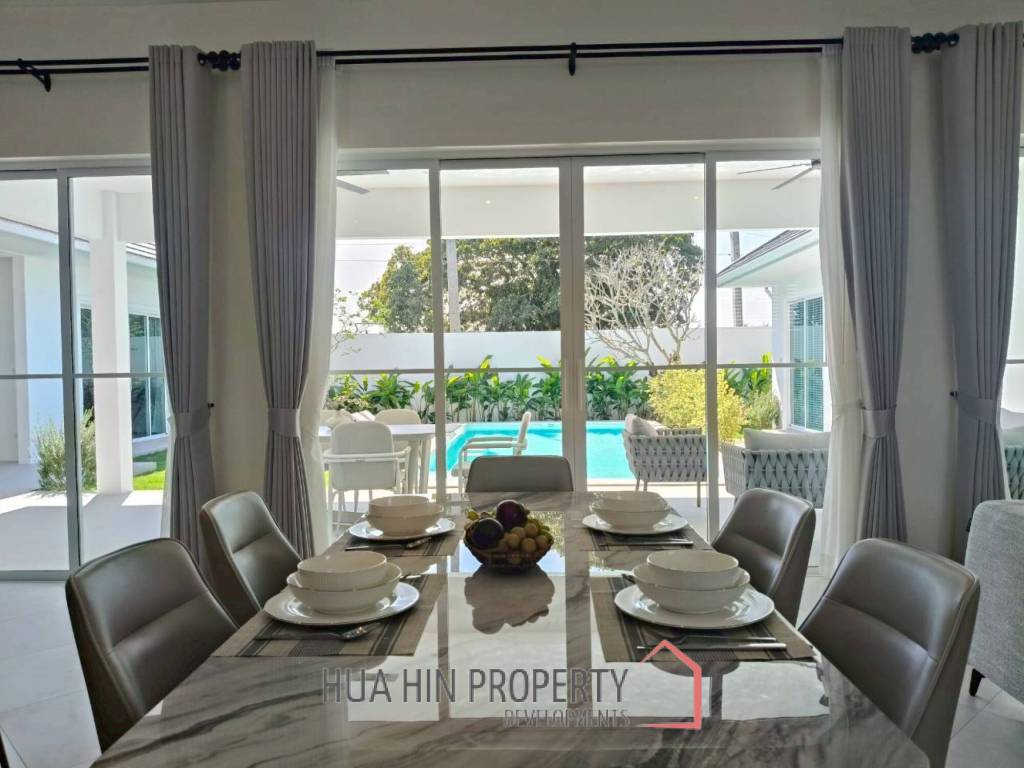 New Custom Model pool villa with solar in Thap Tai Hua Hin