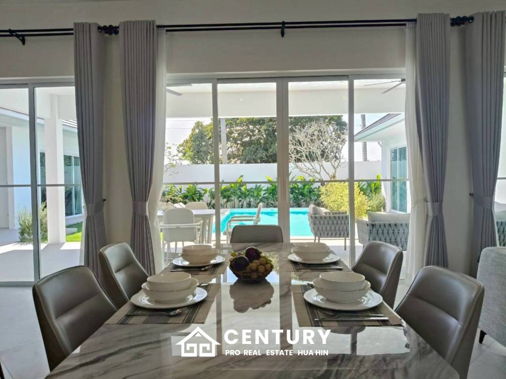 New Custom Model pool villa with solar in Thap Tai Hua Hin