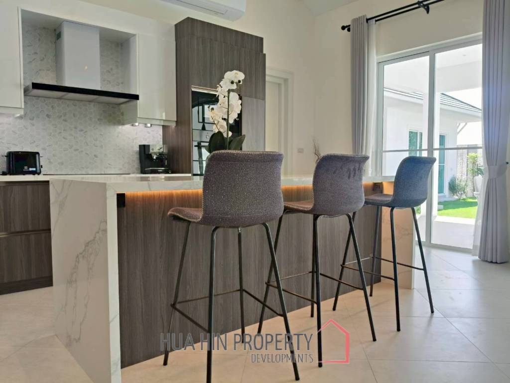 New Custom Model pool villa with solar in Thap Tai Hua Hin