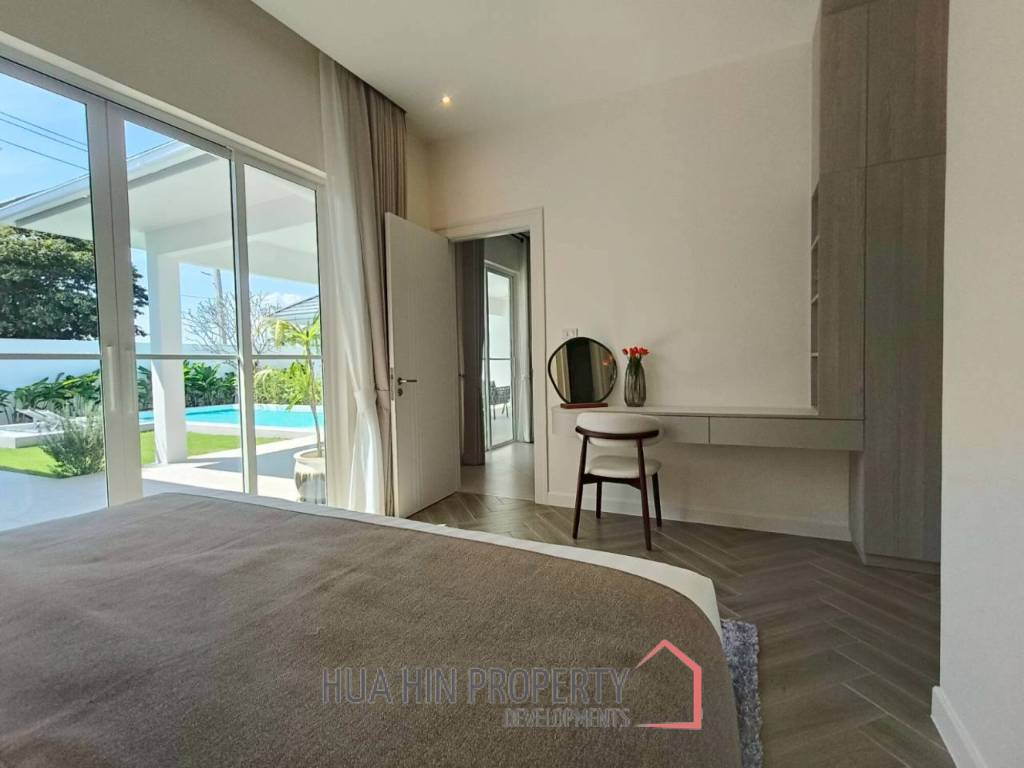 New Custom Model pool villa with solar in Thap Tai Hua Hin