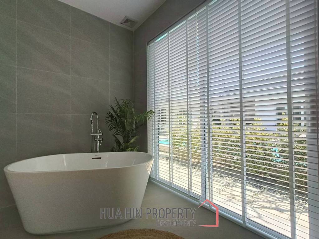 New Custom Model pool villa with solar in Thap Tai Hua Hin