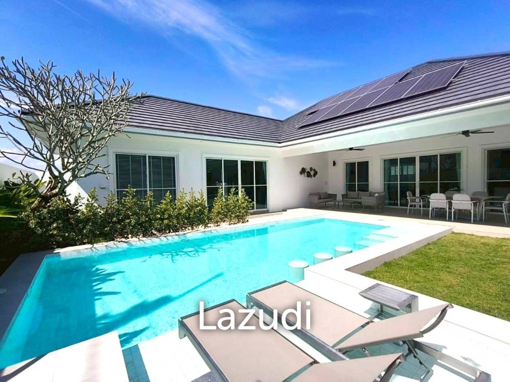 New Custom Model pool villa with solar in Thap Tai Hua Hin