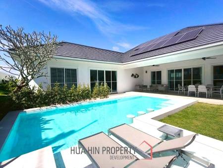 New Custom Model pool villa with solar in Thap Tai Hua Hin