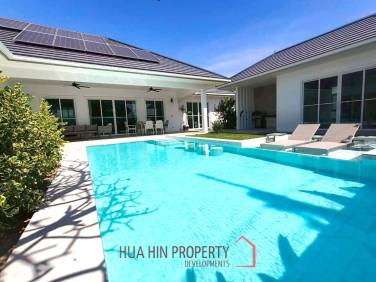 New Custom Model pool villa with solar in Thap Tai Hua Hin