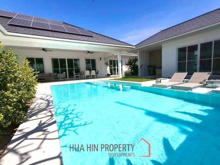 New Custom Model pool villa with solar in Thap Tai Hua Hin