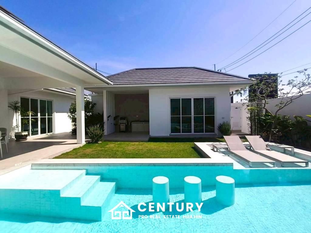 New Custom Model pool villa with solar in Thap Tai Hua Hin