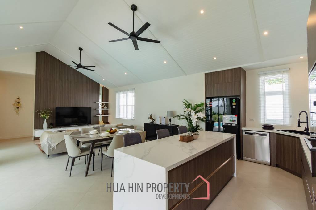 New Custom Model pool villa with solar in Thap Tai Hua Hin