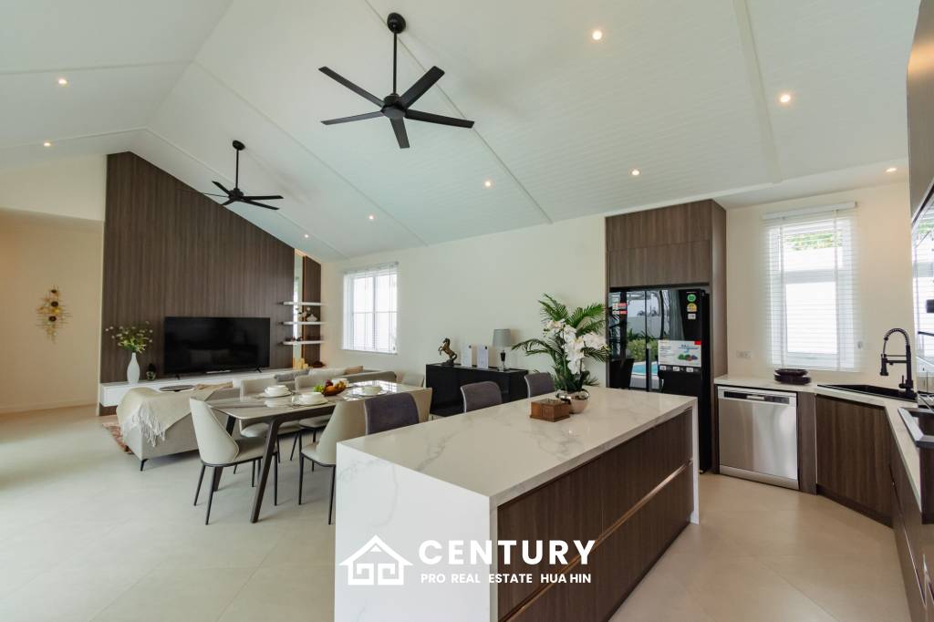 New Custom Model pool villa with solar in Thap Tai Hua Hin