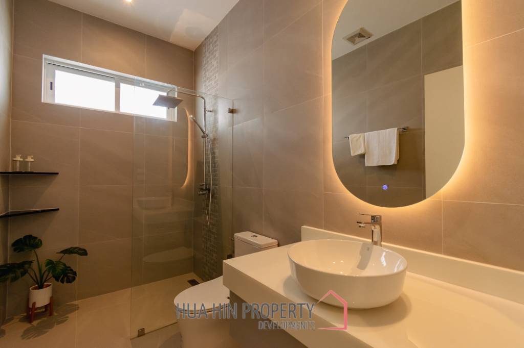 New Custom Model pool villa with solar in Thap Tai Hua Hin