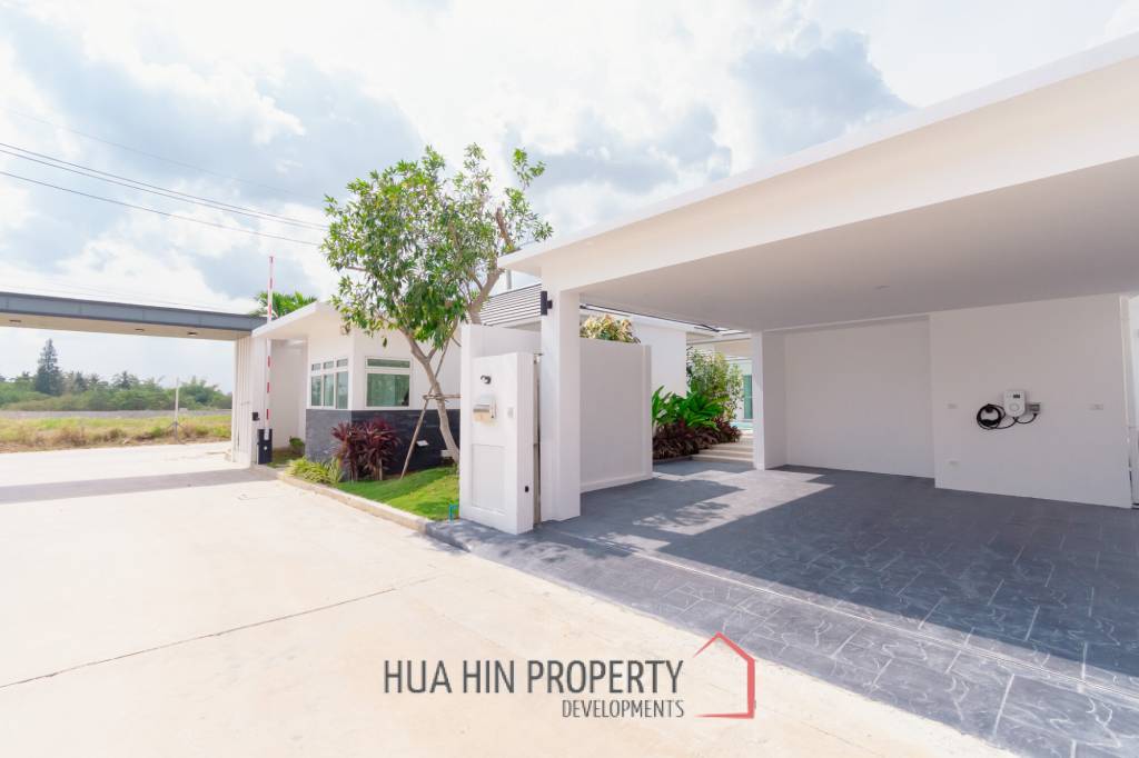 New Custom Model pool villa with solar in Thap Tai Hua Hin