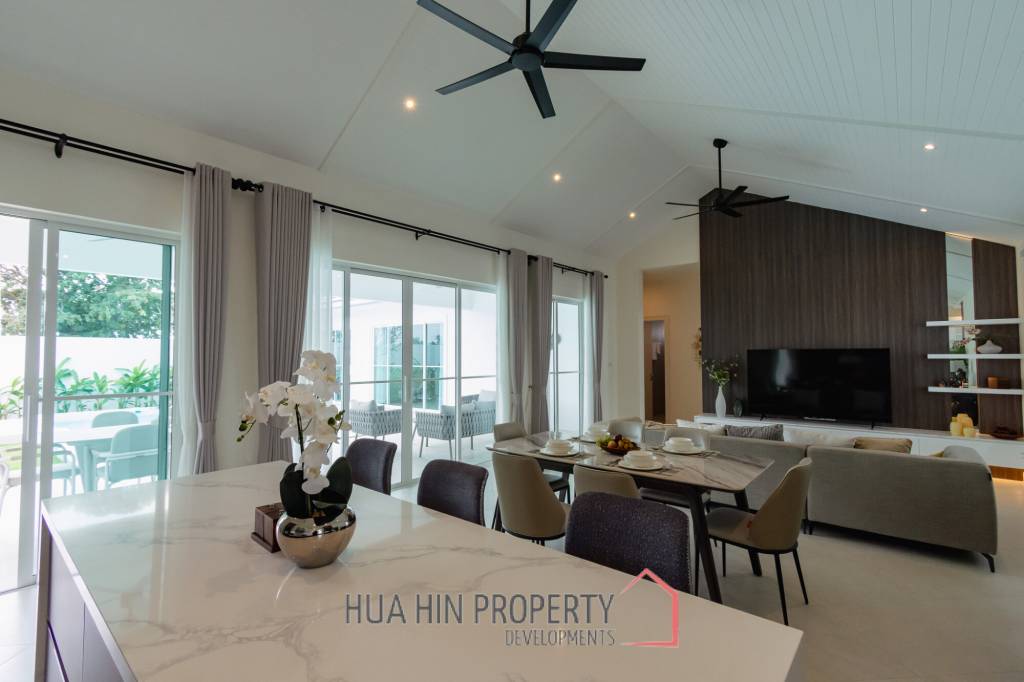 New Custom Model pool villa with solar in Thap Tai Hua Hin