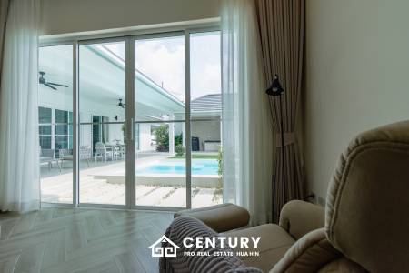 New Custom Model pool villa with solar in Thap Tai Hua Hin