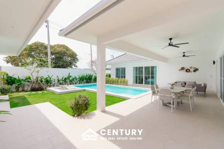 New Custom Model pool villa with solar in Thap Tai Hua Hin
