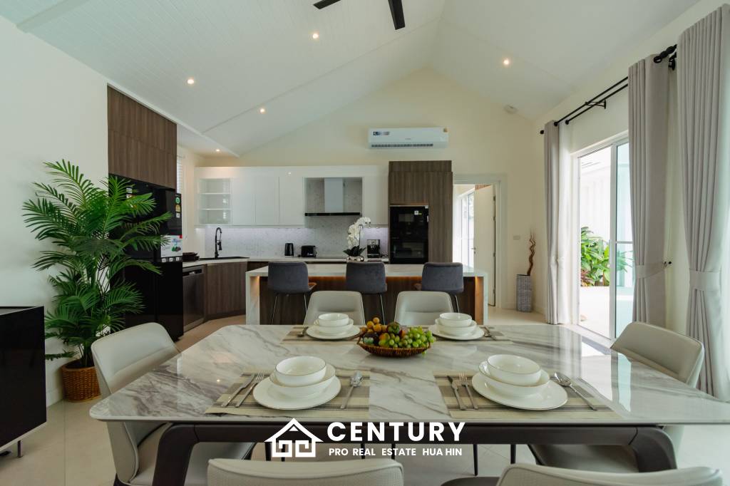 New Custom Model pool villa with solar in Thap Tai Hua Hin