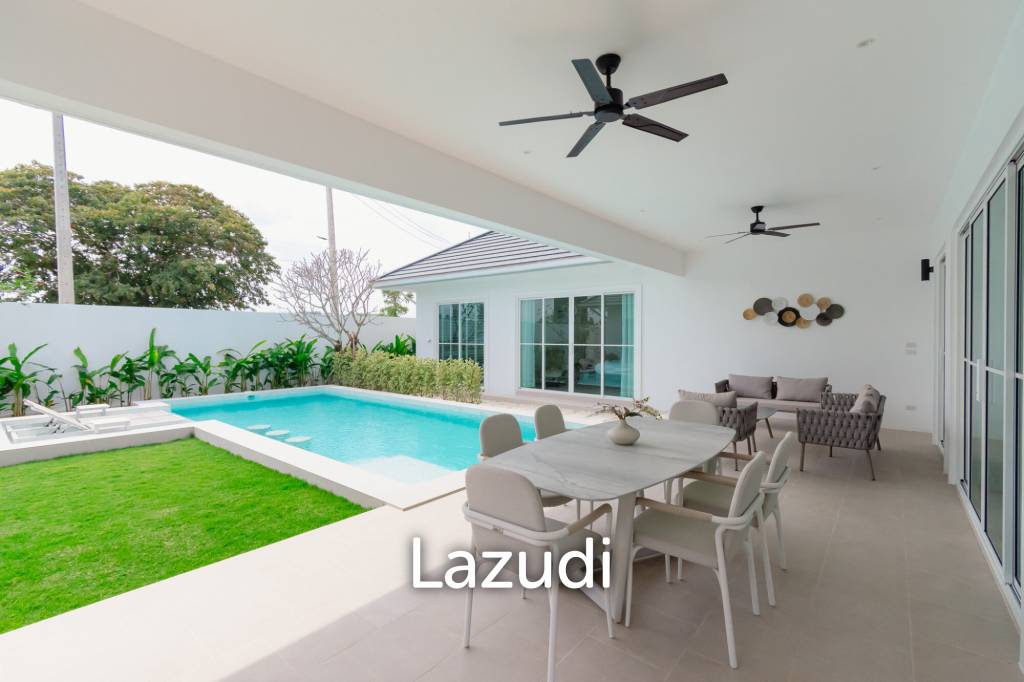 New Custom Model pool villa with solar in Thap Tai Hua Hin