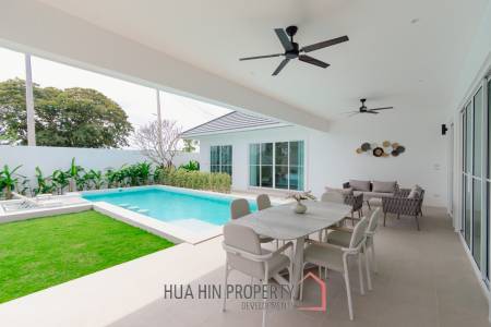New Custom Model pool villa with solar in Thap Tai Hua Hin