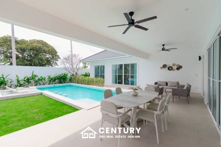 New Custom Model pool villa with solar in Thap Tai Hua Hin