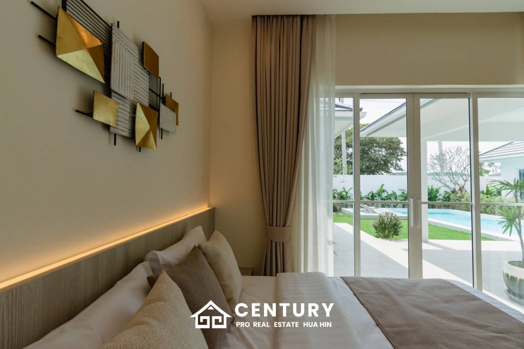 New Custom Model pool villa with solar in Thap Tai Hua Hin