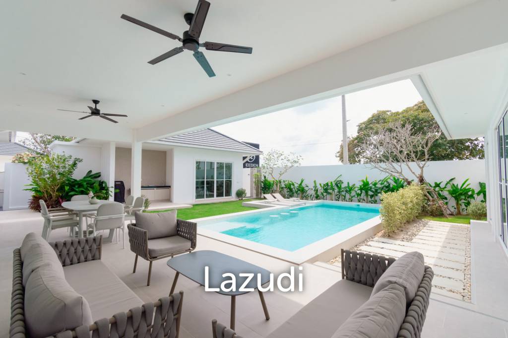 New Custom Model pool villa with solar in Thap Tai Hua Hin