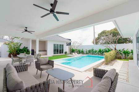 New Custom Model pool villa with solar in Thap Tai Hua Hin