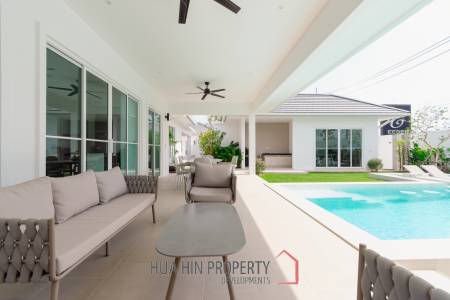 New Custom Model pool villa with solar in Thap Tai Hua Hin