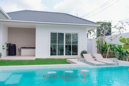 New Custom Model pool villa with solar in Thap Tai Hua Hin