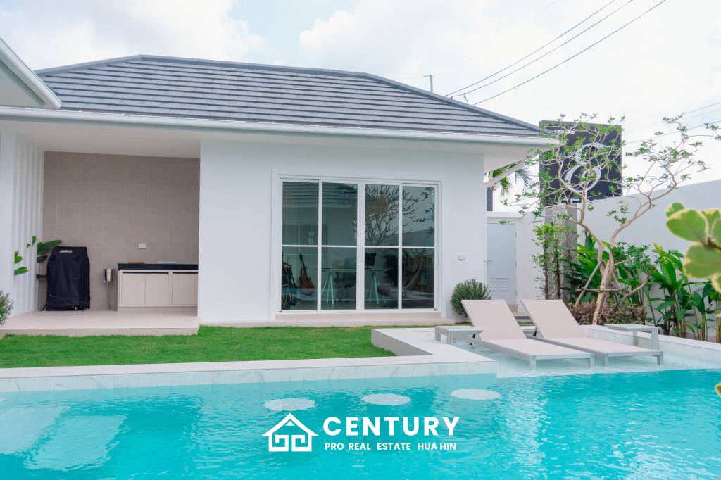 New Custom Model pool villa with solar in Thap Tai Hua Hin