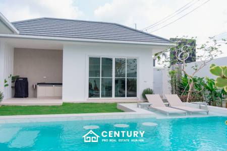 New Custom Model pool villa with solar in Thap Tai Hua Hin