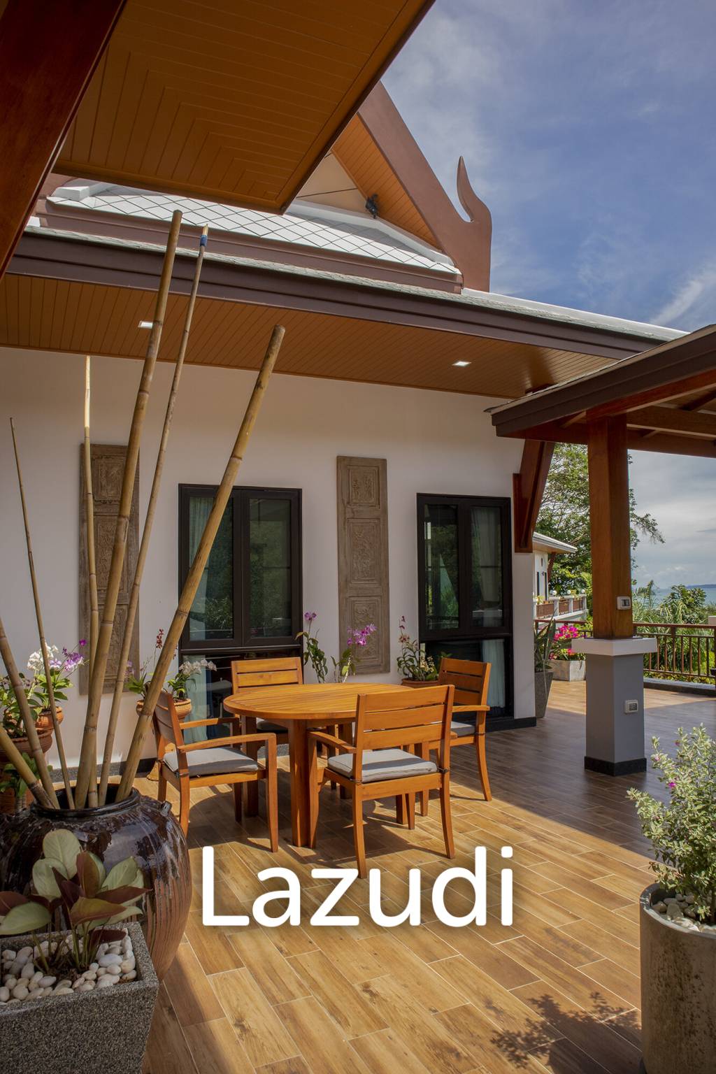 Hillside Pool Villa with Panoramic Sea and Island Views on 7,000 sqm of Land for Sale