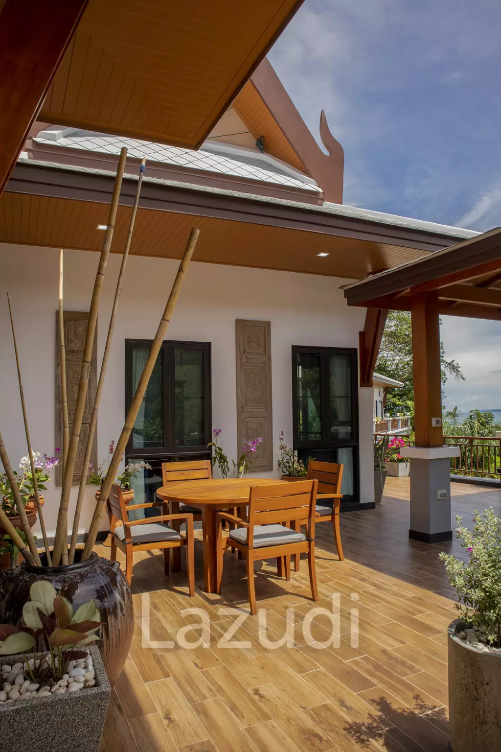 Hillside Pool Villa with Panoramic Sea and Island Views on 7,000 sqm of Land for Sale