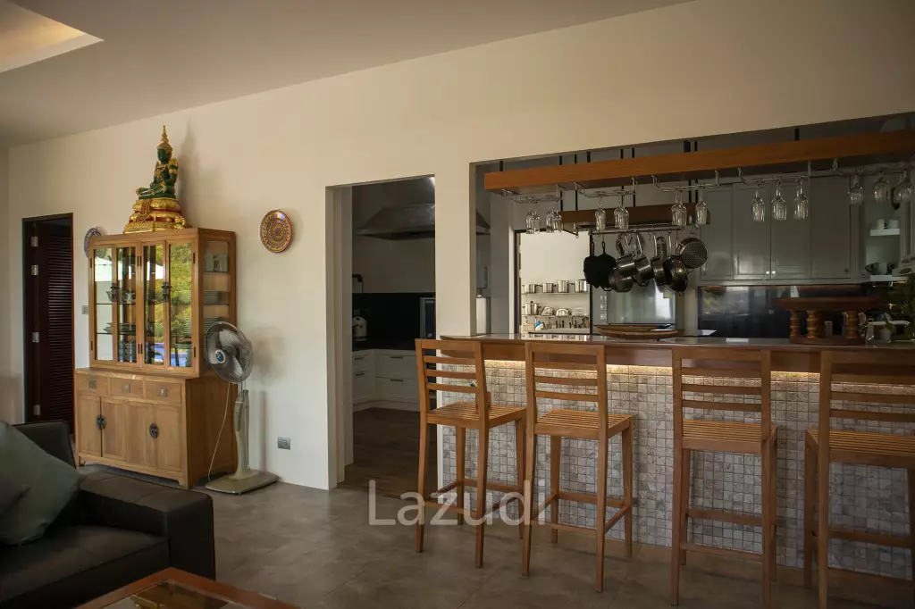 Hillside Pool Villa with Panoramic Sea and Island Views on 7,000 sqm of Land for Sale