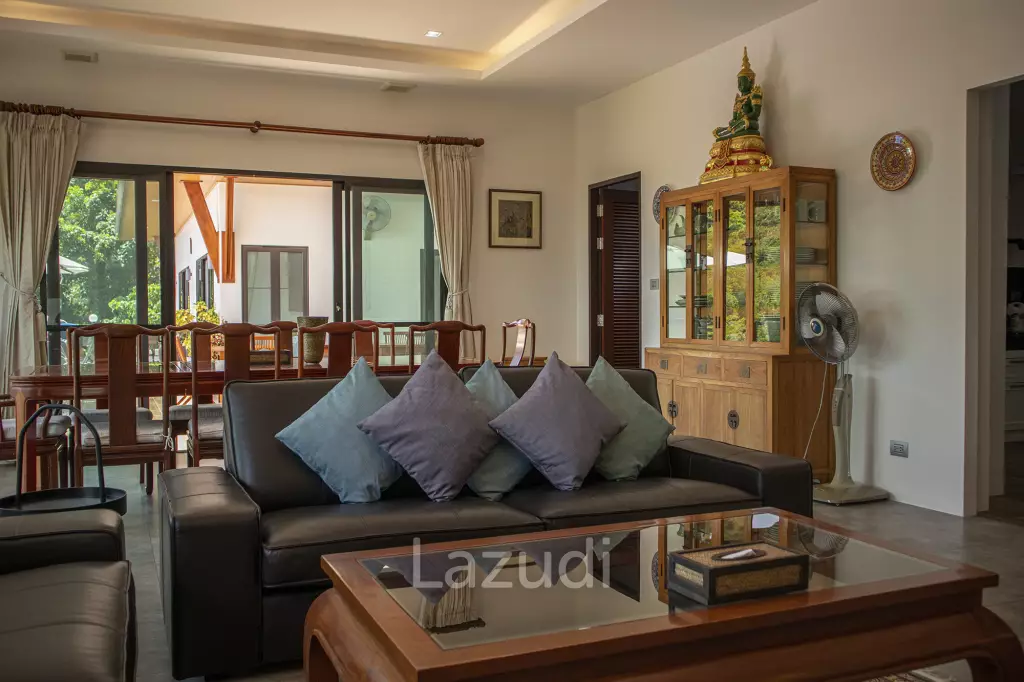Hillside Pool Villa with Panoramic Sea and Island Views on 7,000 sqm of Land for Sale