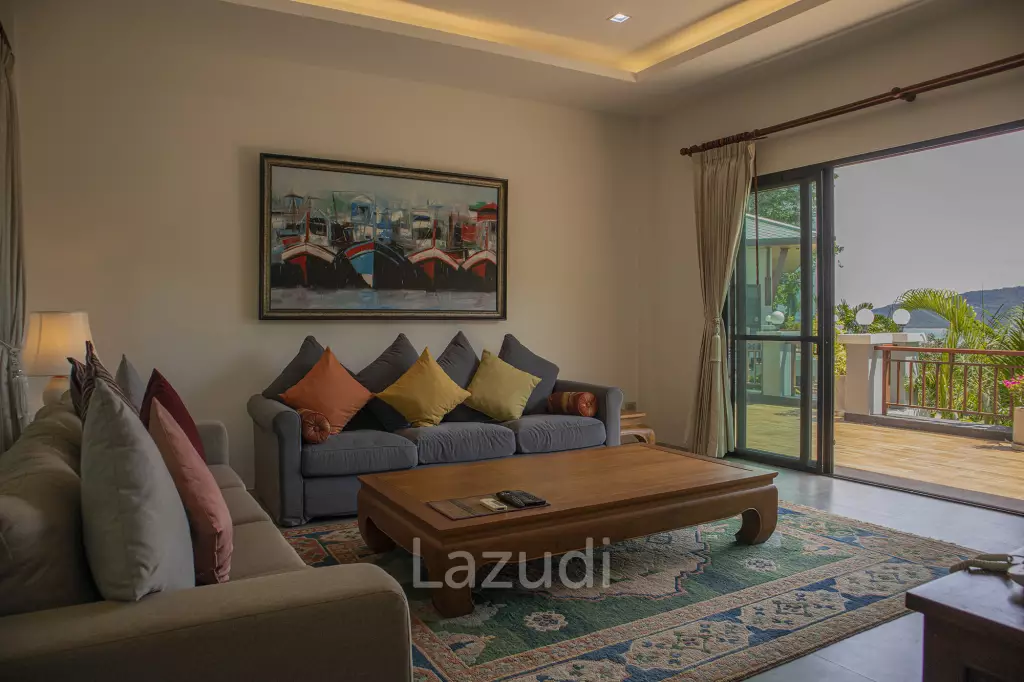 Hillside Pool Villa with Panoramic Sea and Island Views on 7,000 sqm of Land for Sale