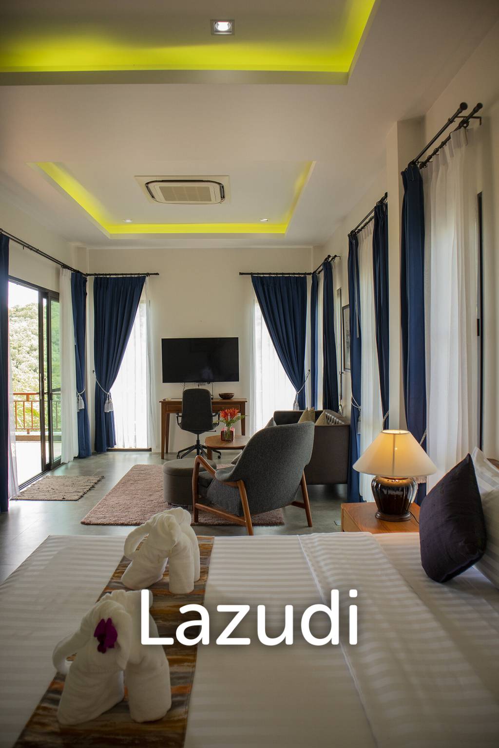 Hillside Pool Villa with Panoramic Sea and Island Views on 7,000 sqm of Land for Sale