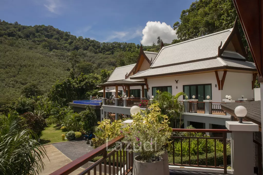 Hillside Pool Villa with Panoramic Sea and Island Views on 7,000 sqm of Land for Sale