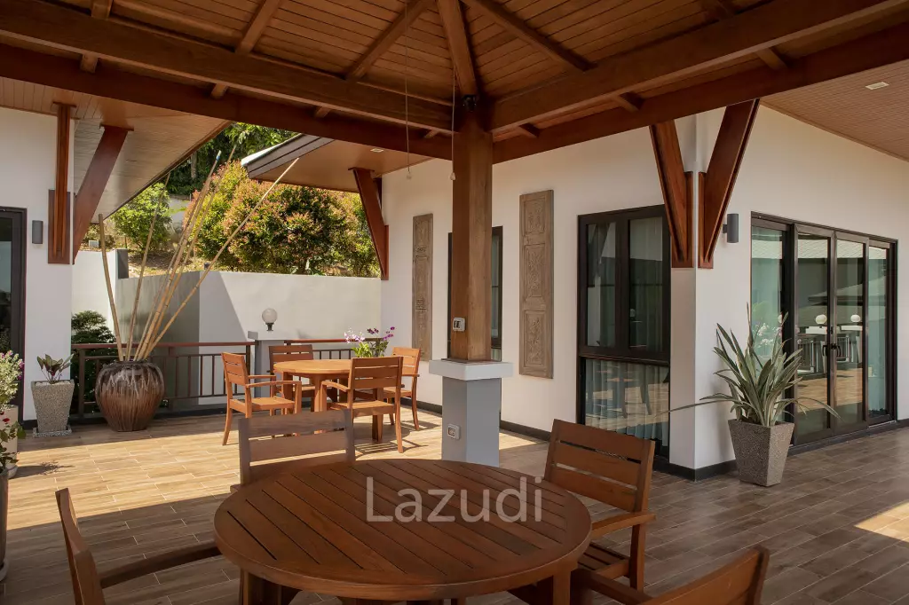 Hillside Pool Villa with Panoramic Sea and Island Views on 7,000 sqm of Land for Sale