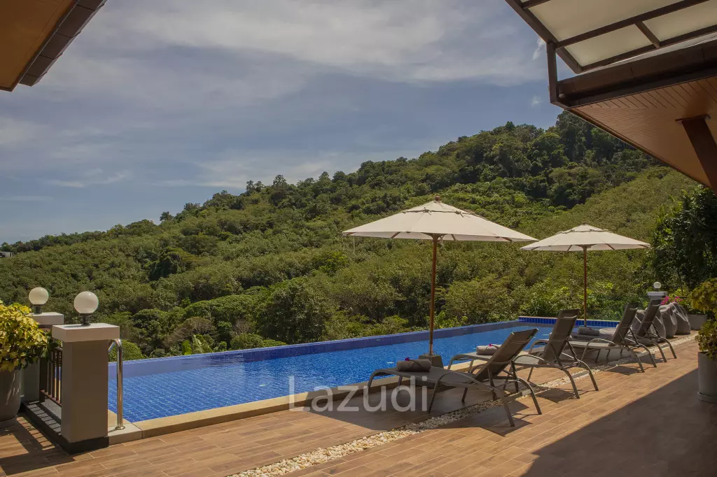 Hillside Pool Villa with Panoramic Sea and Island Views on 7,000 sqm of Land for Sale