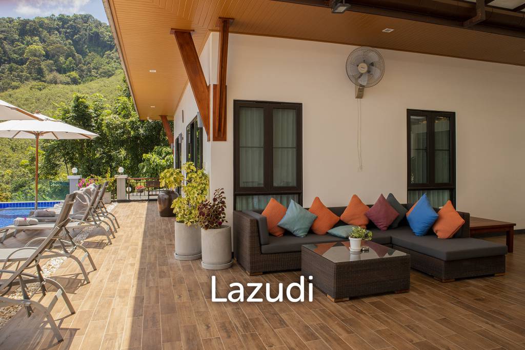 Hillside Pool Villa with Panoramic Sea and Island Views on 7,000 sqm of Land for Sale